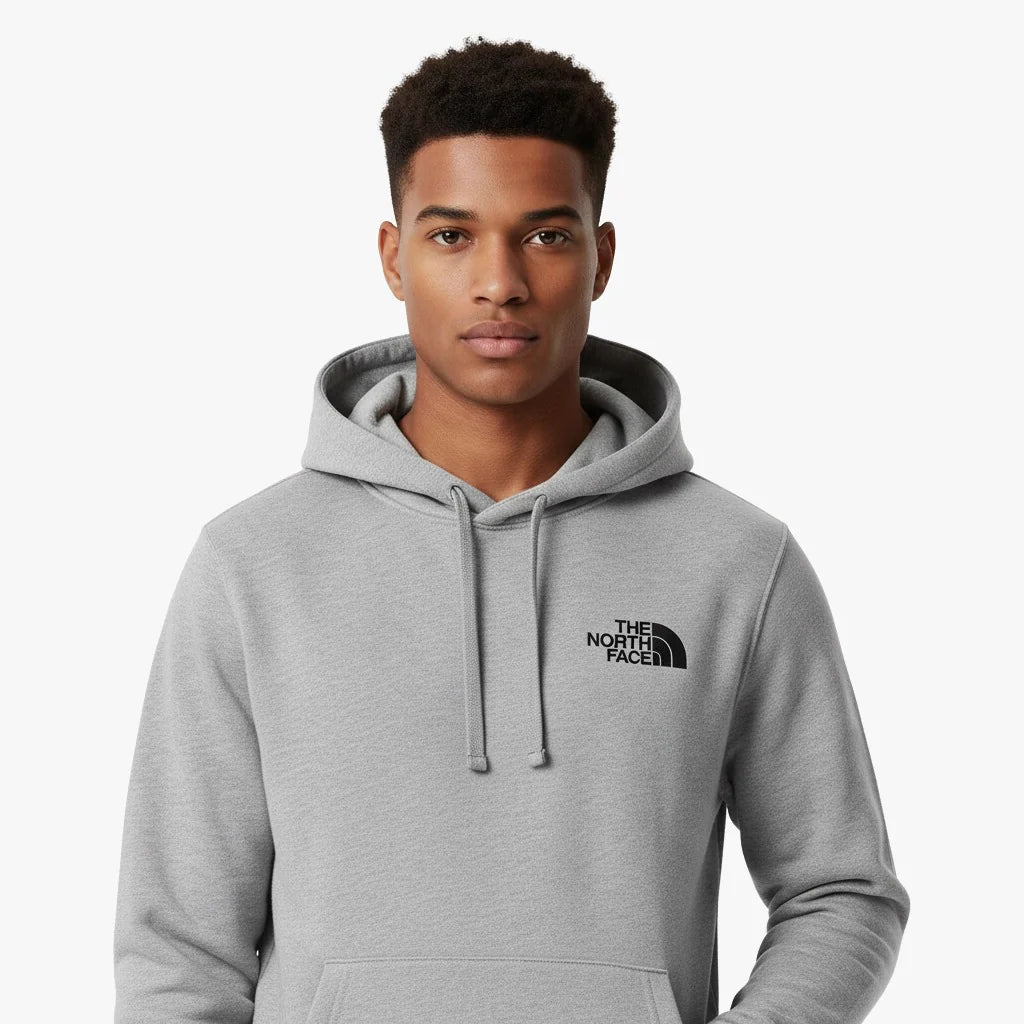 North Face Kapüşonlu Gri Sweat